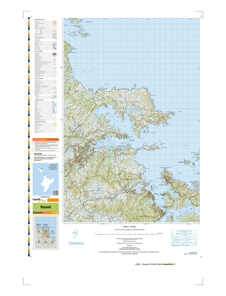 AV29 - Russell Topo50 map