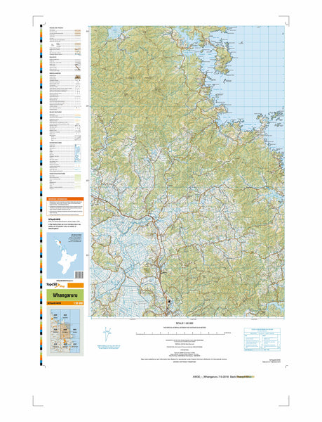 AW30 - Whangaruru Topo50 map