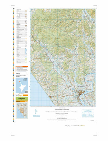 AX28 - Dargaville Topo50 map