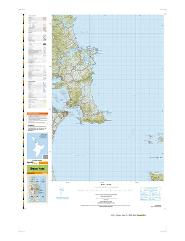 AX31 - Bream Head Topo50 map