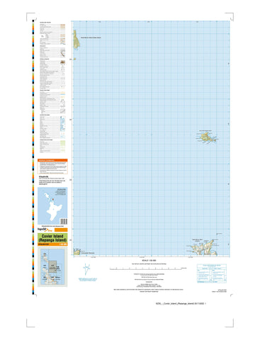 AZ35 - Cuvier Island (Repanga Island) Topo50 map