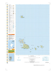 AZ36ptsAZ35BA35BA36 - Mercury Islands (Iles d'Haussez) Topo50 map