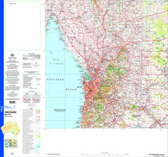 Adelaide Special SI54-09 Topographic Map 1:250k