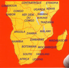 Africa Central & Southern Michelin Map 746