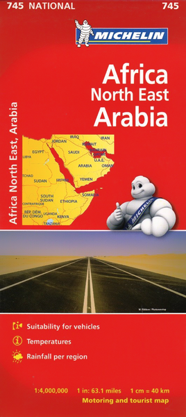 Africa North East & Arabia Michelin Map