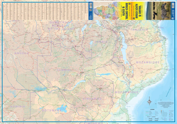 Africa South & Central ITMB Map, Buy Map of Southern Africa - Mapworld
