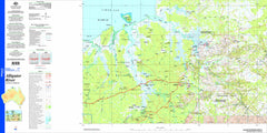 Alligator River SD53-01 Topographic Map 1:250k