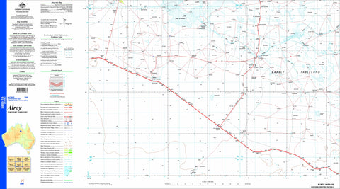 Alroy SE53-15 Topographic Map 1:250k