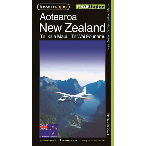 New Zealand Kiwimaps Folded Map