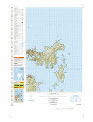 BA33 - Waiheke Island Topo50 map