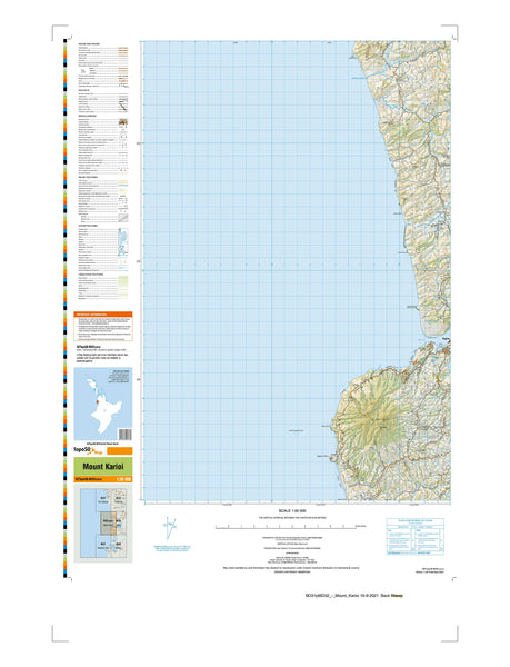 BD31ptBD32 - Mount Karioi Topo50 map
