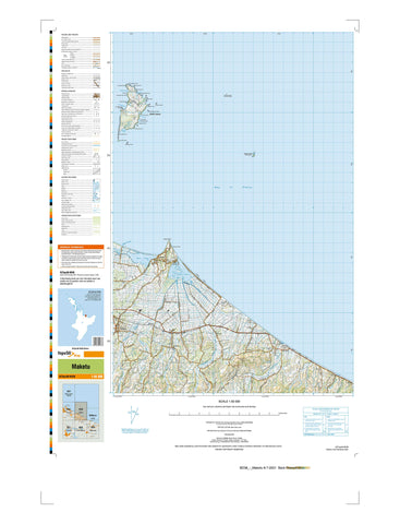 BD38 - Maketu Topo50 map