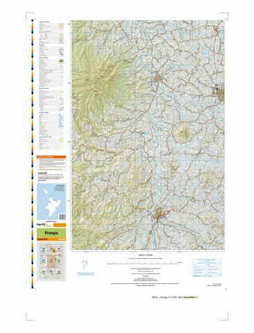 BE33 - Pirongia Topo50 map