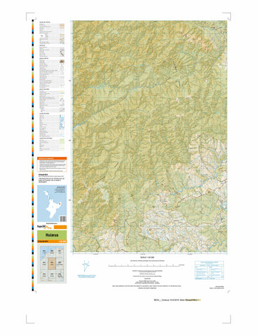 BE43 - Huiarua Topo50 map