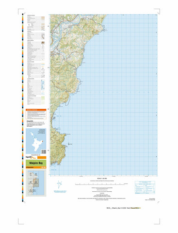 BE45 - Waipiro Bay Topo50 map