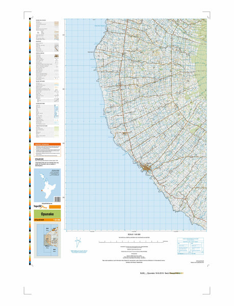 BJ28 - Opunake Topo50 map