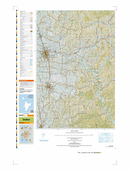BJ30 - Stratford Topo50 map