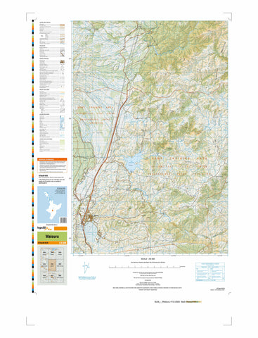BJ35 - Waiouru Topo50 map