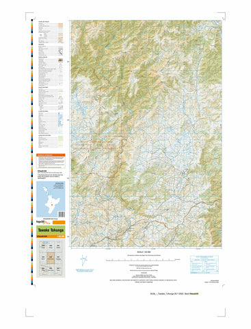 BJ36 - Tawake Tohunga Topo50 map