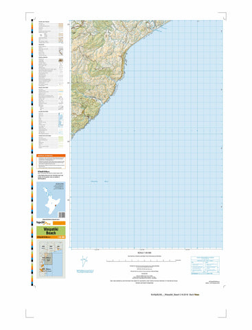 BJ40ptBJ39 - Waipatiki Beach Topo50 map