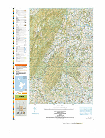 BK37 - Tikokino Topo50 map