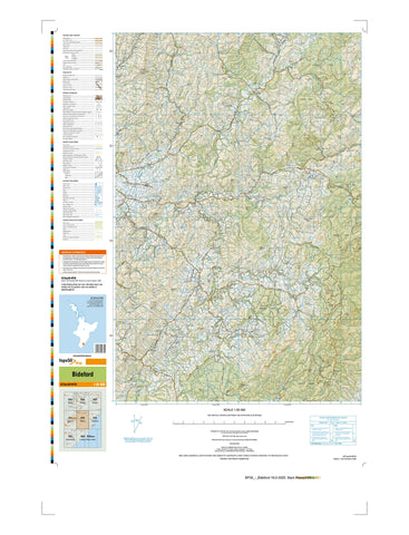 BP35 - Bideford Topo50 map