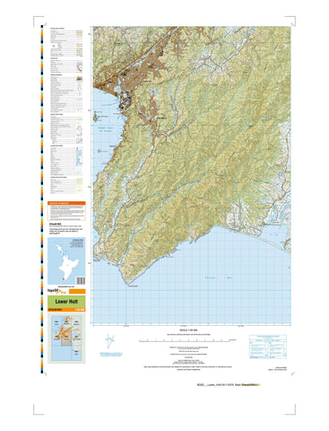 BQ32 - Lower Hutt Topo50 map