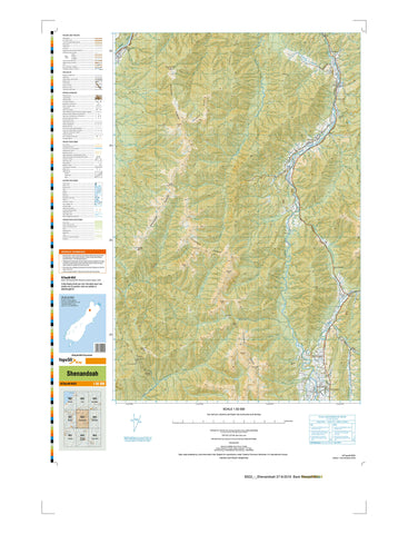 BS22 - Shenandoah Topo50 map
