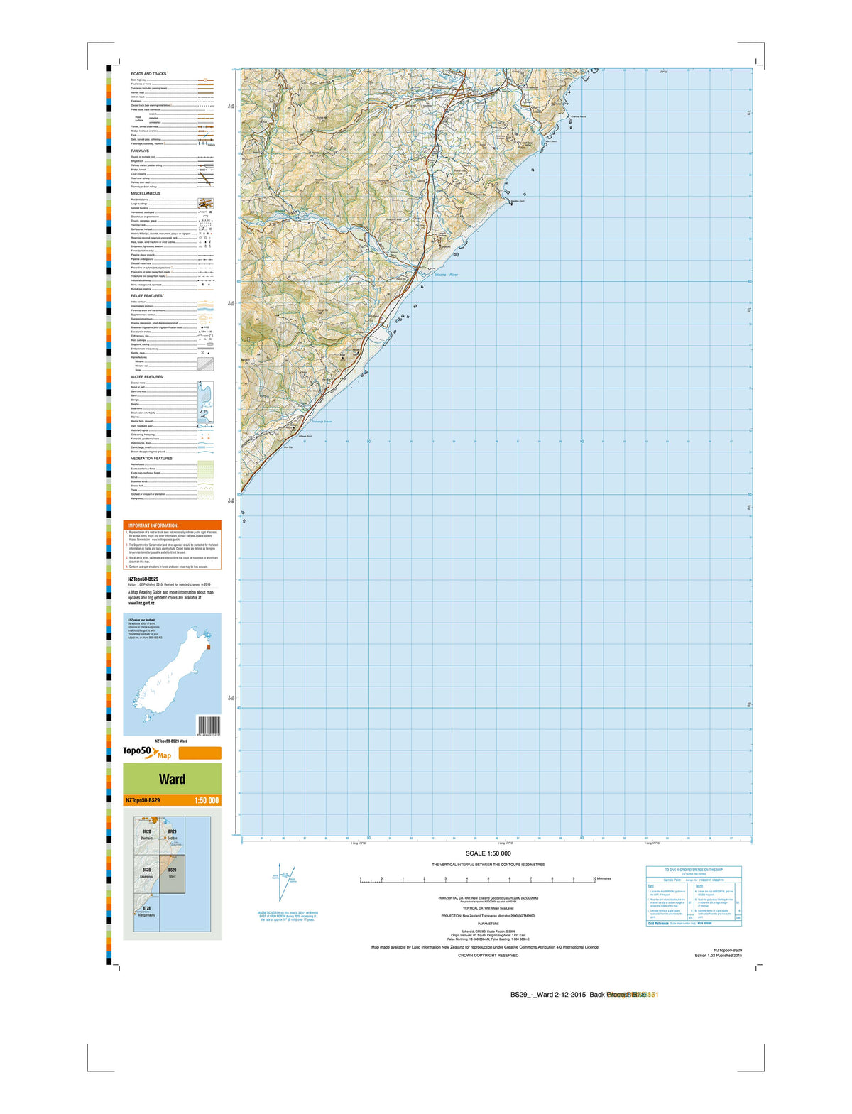 BS29 - Ward Topo50 map | Mapworld