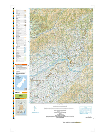BU25 - Waiau Topo50 map