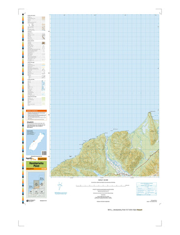 BX13 - Heretaniwha Point Topo50 map