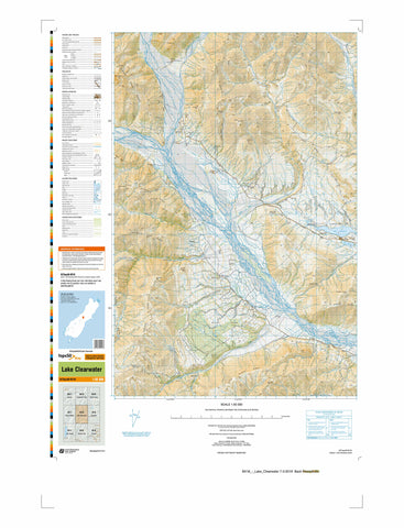 BX18 - Lake Clearwater Topo50 map