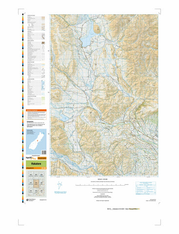 BX19 - Hakatere Topo50 map
