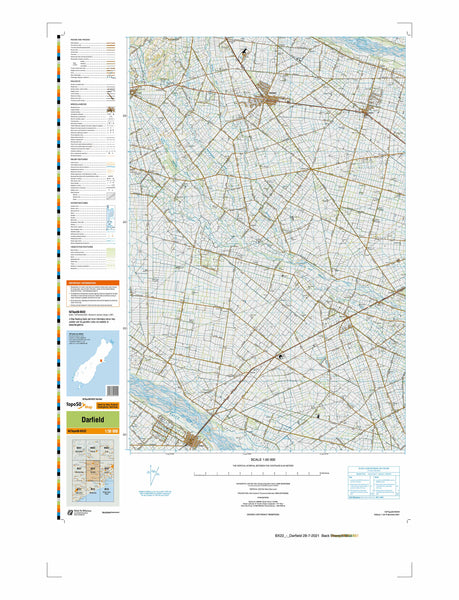 BX22 - Darfield Topo50 map