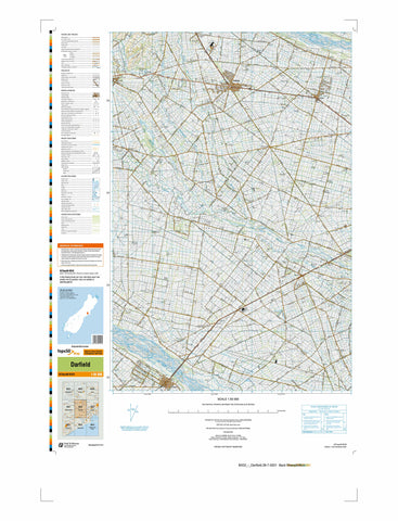 BX22 - Darfield Topo50 map
