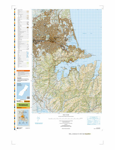 BX24 - Christchurch Topo50 map