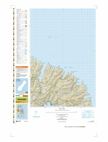 BX25 - Duvauchelle Topo50 map