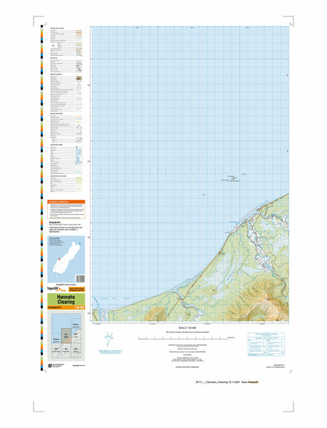 BY11 - Hannahs Clearing Topo50 map