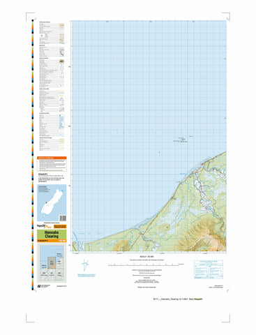 BY11 - Hannahs Clearing Topo50 map