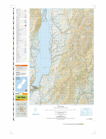 BY17 - Lake Tekapo Topo50 map