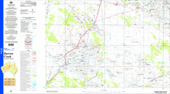 Barrow Creek SF53-06 Topographic Map 1:250k