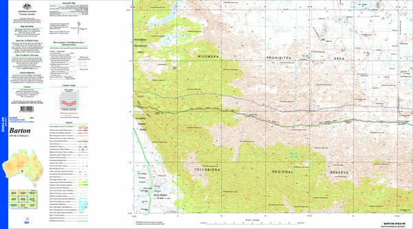Barton SH53-09 Topographic Map 1:250k