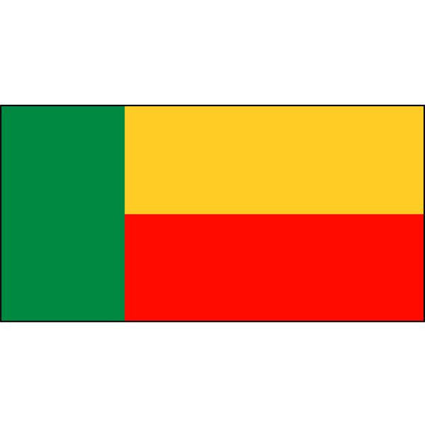 Benin Flag 1800 x 900mm