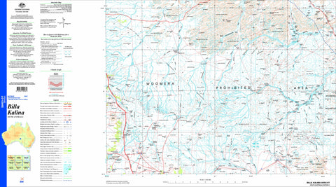 Billa Kalina SH53-07 Topographic Map 1:250k