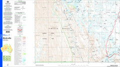 Birdsville SG54-05 Topographic Map 1:250k