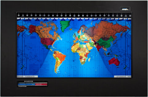 Original Kilburg Geochron Geopolitical - Black Anodized