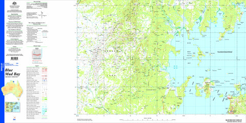 Blue Mud Bay SD53-07 Topographic Map 1:250k