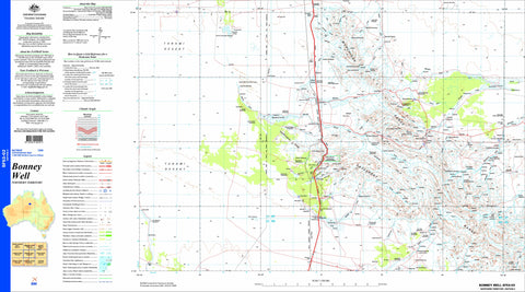 Bonney Well SF53-02 Topographic Map 1:250k