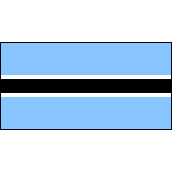 Botswana Flag 1800 x 900mm