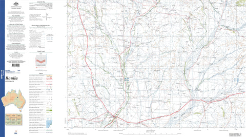 Boulia SF54-10 Topographic Map 1:250k